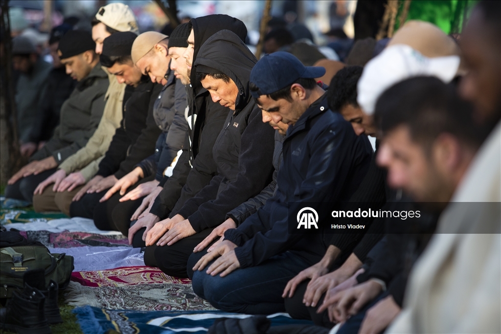 Sofya'da Ramazan Bayramı namazı kılındı