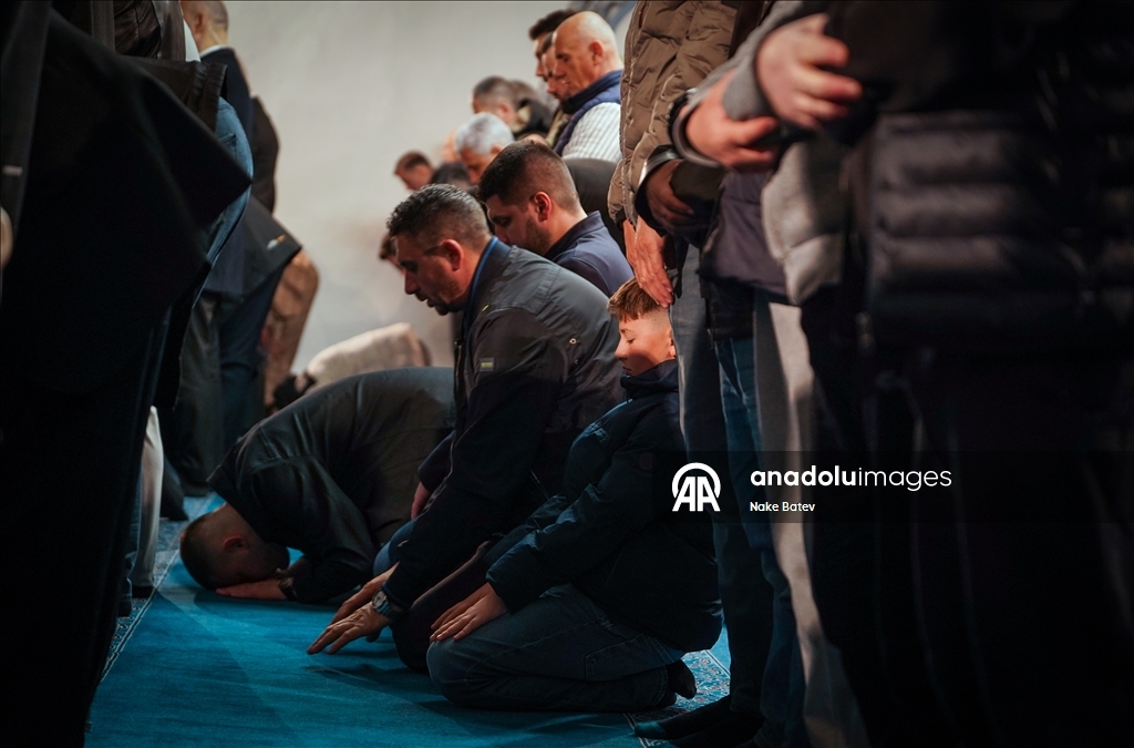 Kuzey Makedonya'da Ramazan Bayramı namazı kılındı