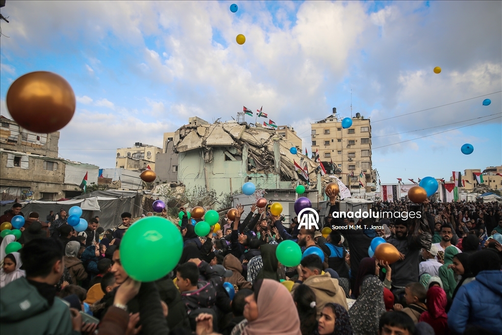 Gazze'de Ramazan Bayramı namazı kılındı