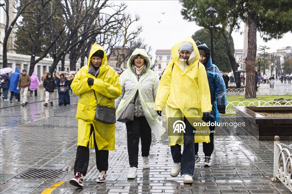 İstanbul'da yağışlı hava
