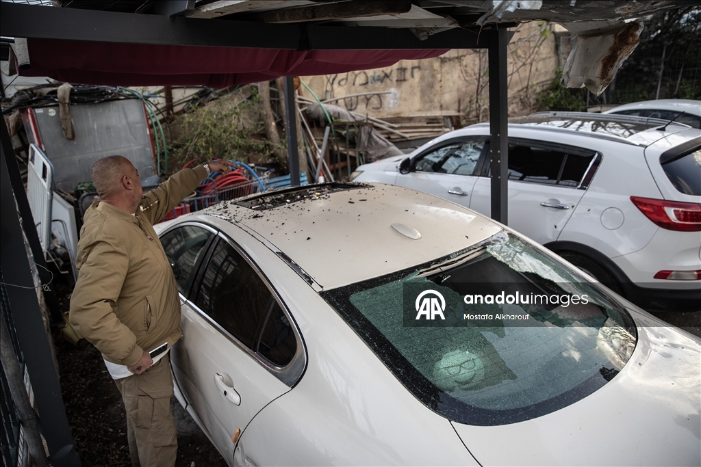 İran'ın misillemesi sırasında bir füze parçası, Doğu Kudüs'ün Eski Şehir bölgesine düştü