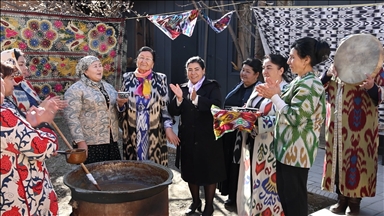 В Узбекистане сохраняется многовековая традиция приготовления сумаляка к Новрузу