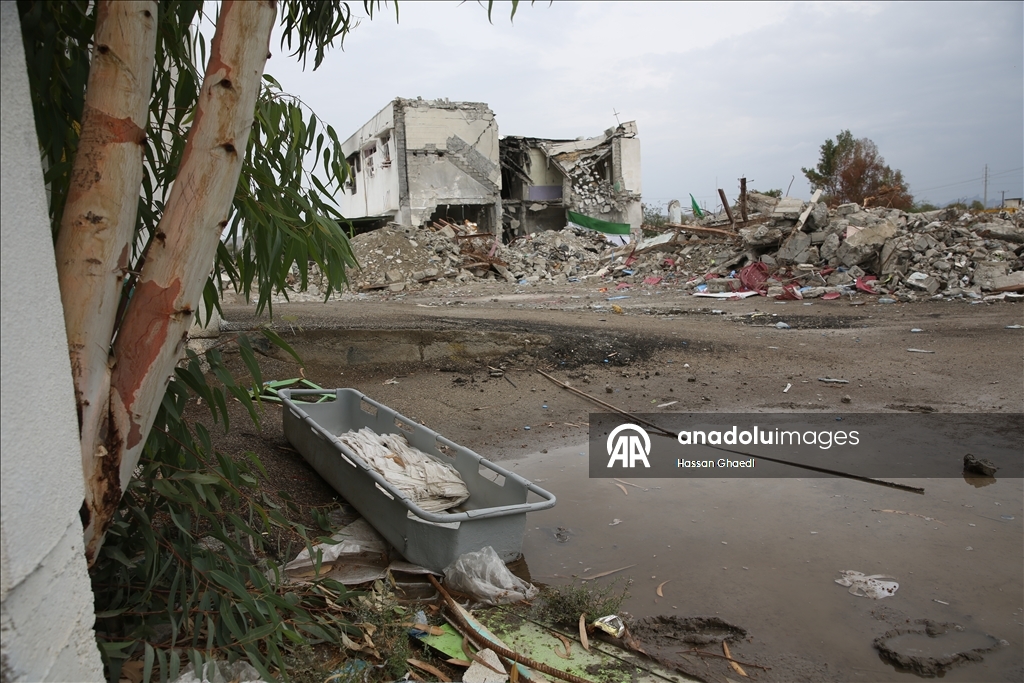 İran’ın Minab kentinde ABD-İsrail'in saldırı düzenlediği Şeceretü’t-Tayyibe İlkokulu’nun binası görüntülendi