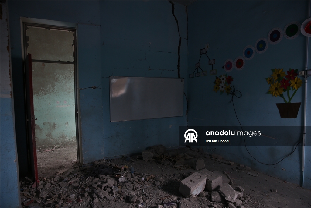 İran’ın Minab kentinde ABD-İsrail'in saldırı düzenlediği Şeceretü’t-Tayyibe İlkokulu’nun binası görüntülendi