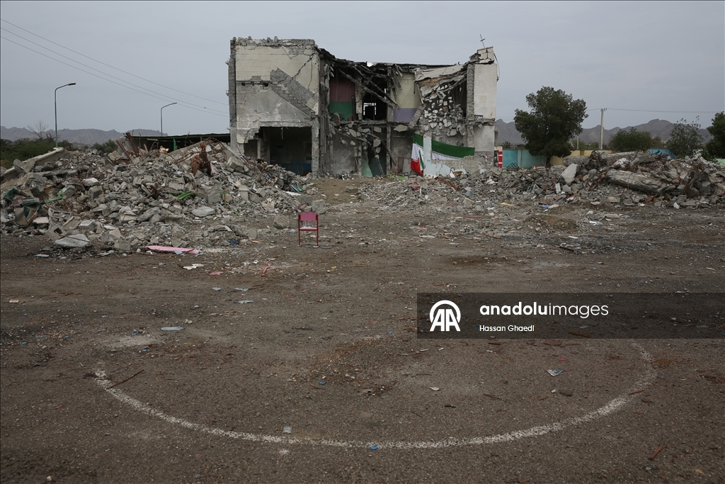 İran’ın Minab kentinde ABD-İsrail'in saldırı düzenlediği Şeceretü’t-Tayyibe İlkokulu’nun binası görüntülendi