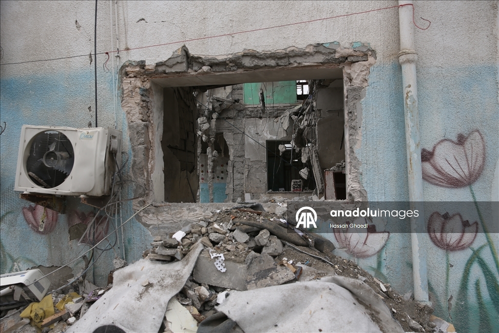 İran’ın Minab kentinde ABD-İsrail'in saldırı düzenlediği Şeceretü’t-Tayyibe İlkokulu’nun binası görüntülendi