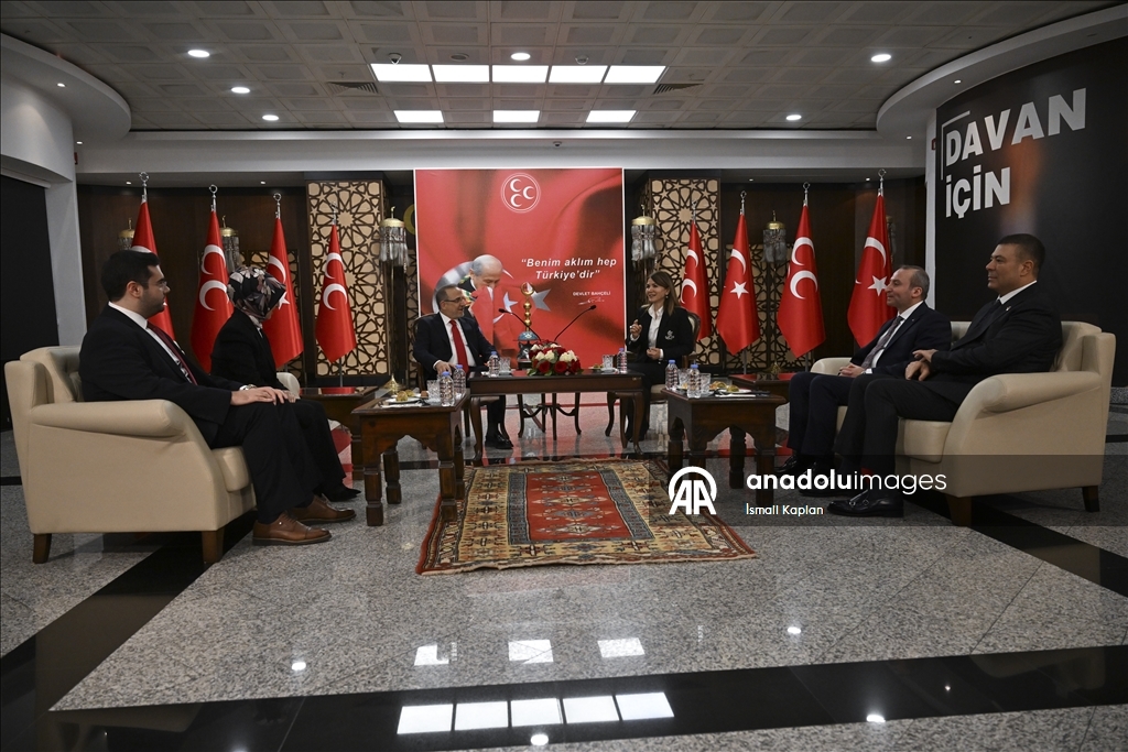 MHP Genel Merkezi'nde siyasi partiler arası bayramlaşma