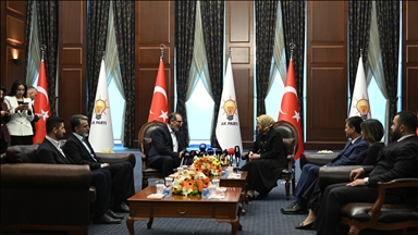 AK Parti Genel Merkezi'nde siyasi partiler arası bayramlaşma