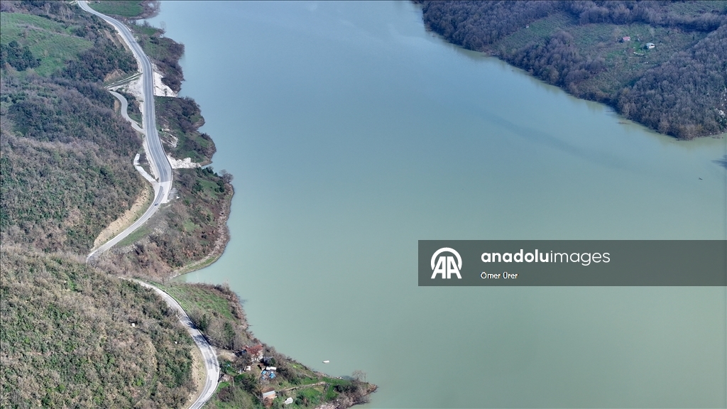 Yağışların ardından Hasanlar Barajı doldu 4