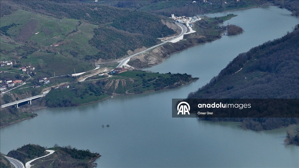 Yağışların ardından Hasanlar Barajı doldu 3