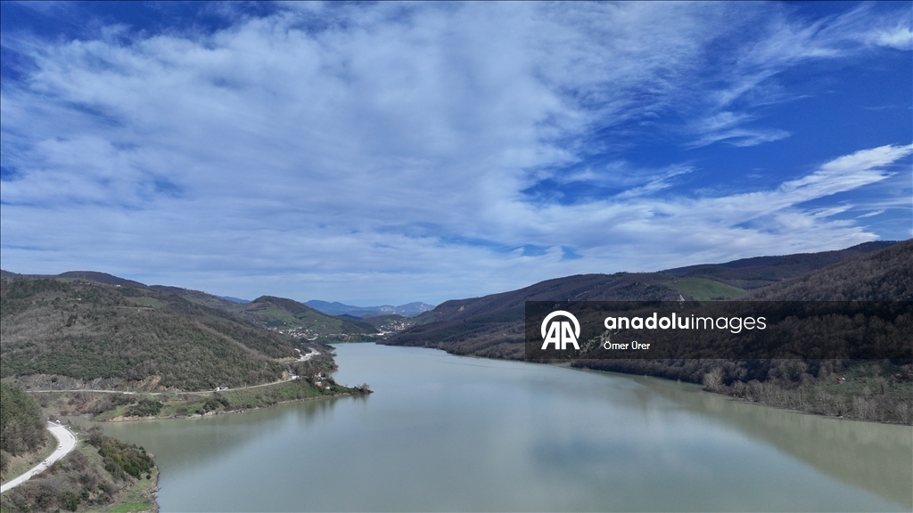 Yağışların ardından Hasanlar Barajı doldu 1