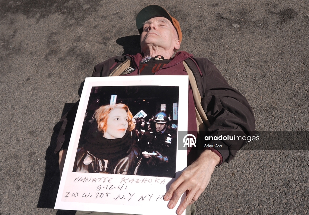 New York'ta Palantir önünde dijital gözetleme ve ICE karşıtı protesto