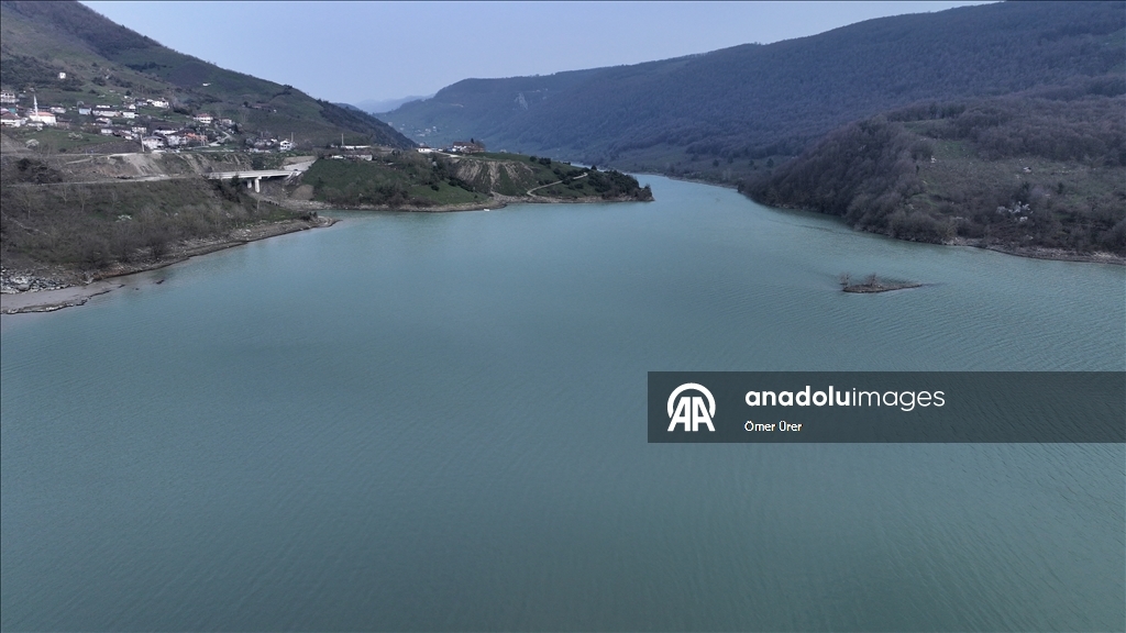 Yağışların ardından Hasanlar Barajı doldu 5