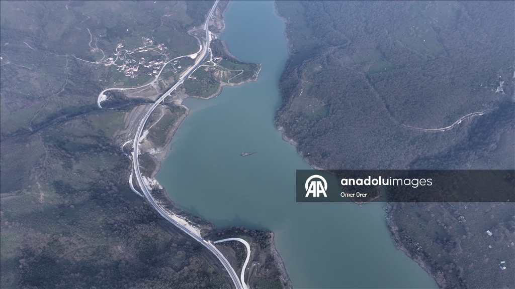 Yağışların ardından Hasanlar Barajı doldu 11
