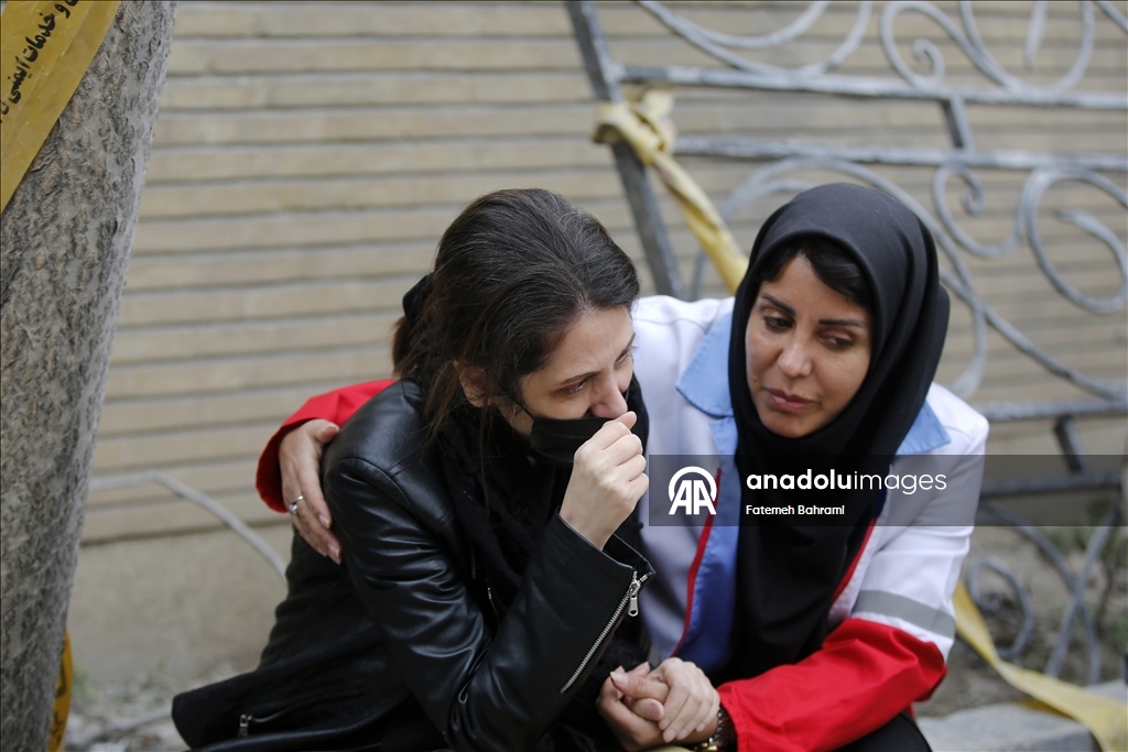 В районе Эндерзгу в Тегеране, подвергшемся ударам со стороны США и Израиля, наблюдаются серьезные разрушения