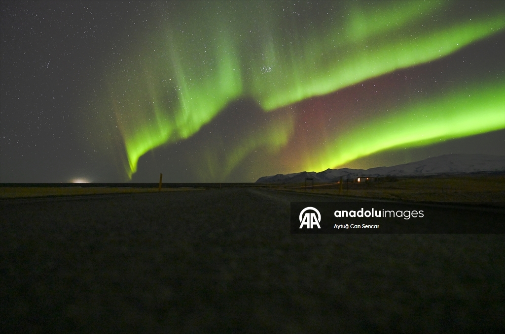 İzlanda'da kuzey ışıkları 