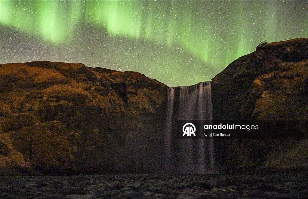 Северное сияние в Исландии