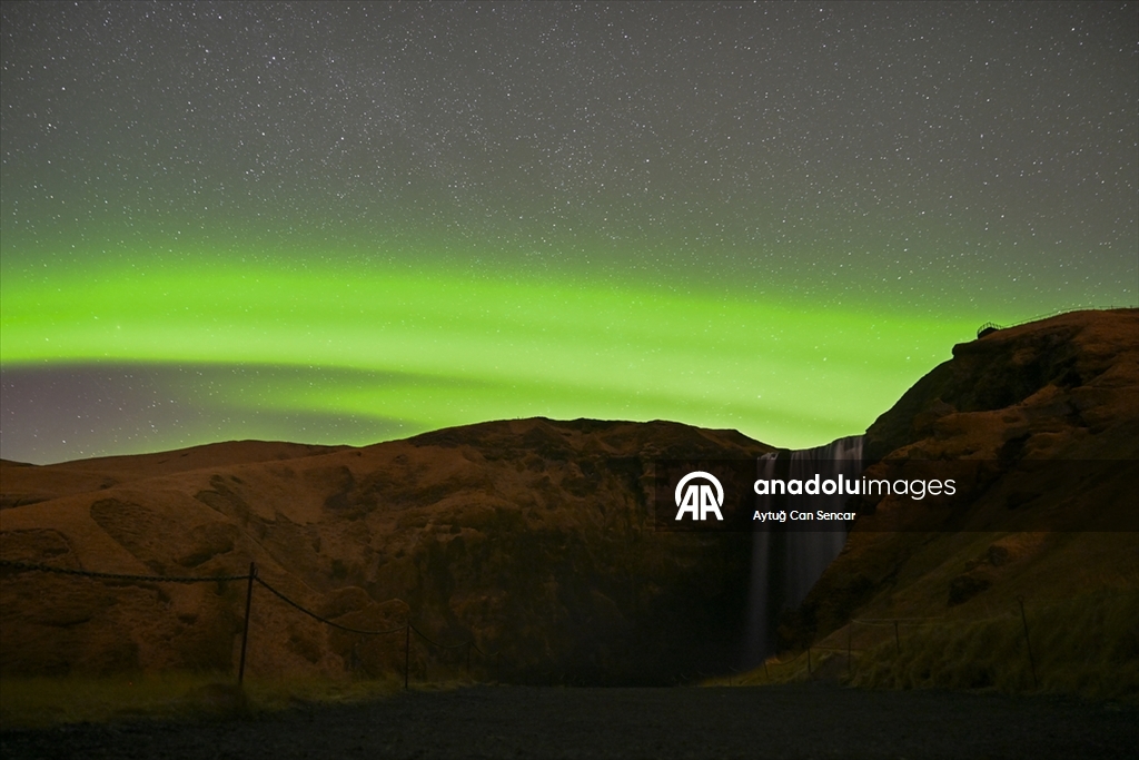 İzlanda'da kuzey ışıkları 