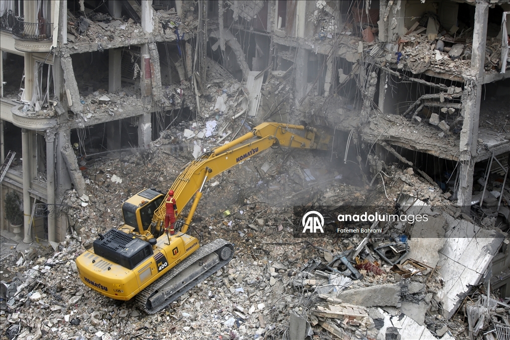 В районе Эндерзгу в Тегеране, подвергшемся ударам со стороны США и Израиля, наблюдаются серьезные разрушения