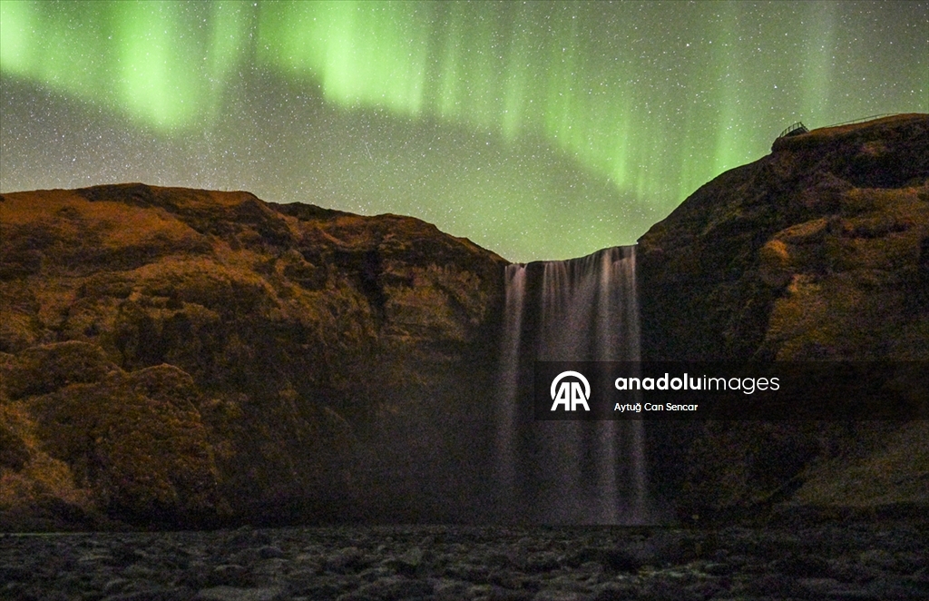 İzlanda'da kuzey ışıkları 