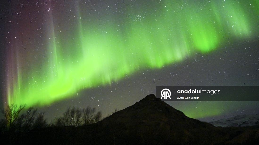 İzlanda'da kuzey ışıkları 