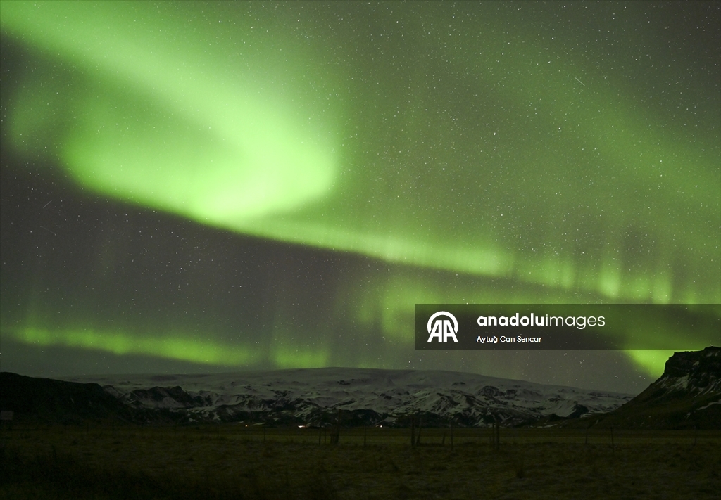 İzlanda'da kuzey ışıkları 