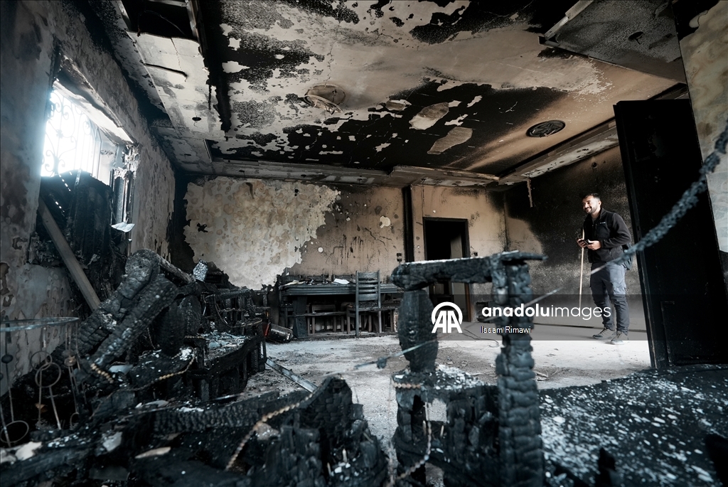 Израильтяне, захватившие палестинские земли, подожгли множество автомобилей и домов на Западном берегу