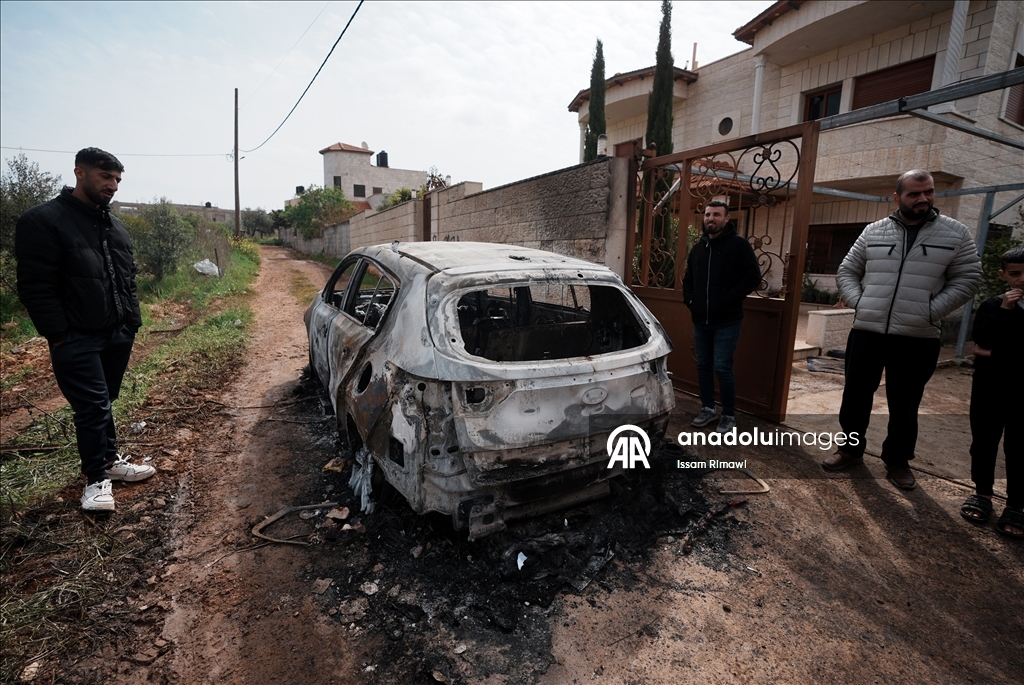 نيران المستوطنين بدير الحطب.. منازل محروقة وفلسطينيون ينجون بصعوبة