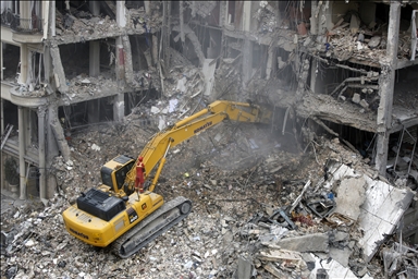 В районе Эндерзгу в Тегеране, подвергшемся ударам со стороны США и Израиля, наблюдаются серьезные разрушения