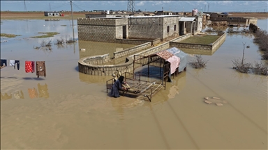 Suriye'nin Haseke ilinde sel: 400 ev zarar gördü, 500 aile tahliye edildi