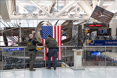 Federal agents patrol JFK airport in NYC