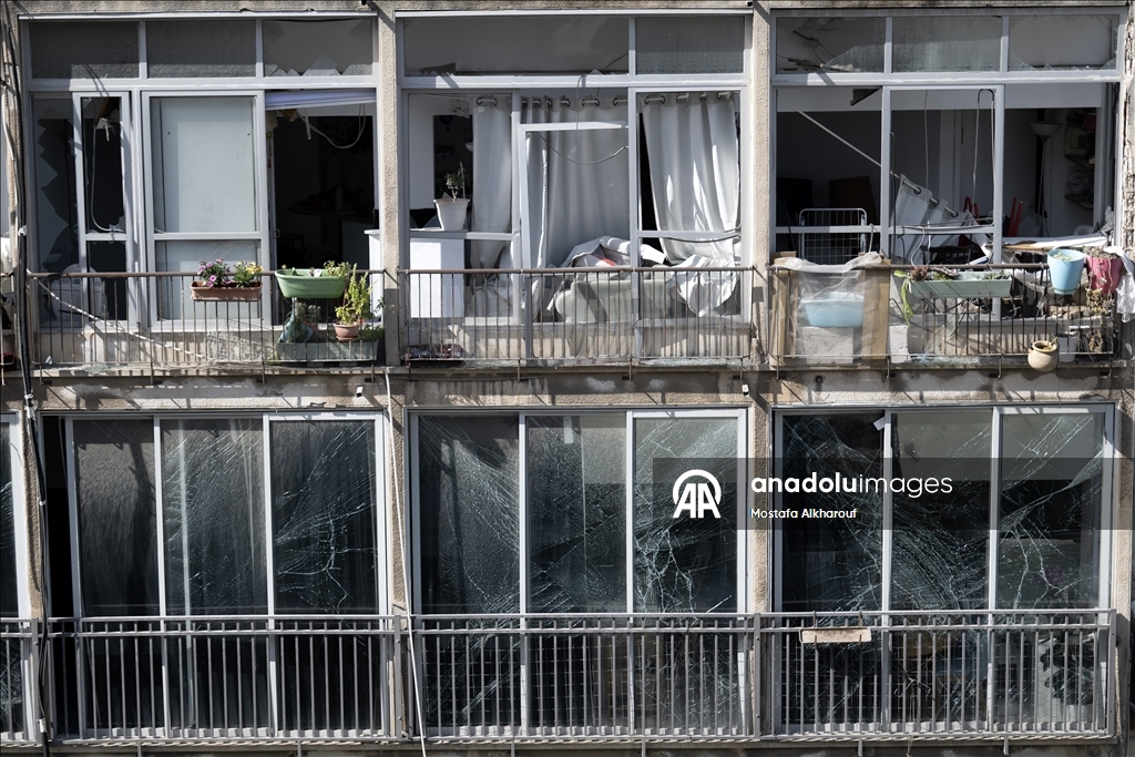 Ракета-ответ Ирана нанесла ущерб зданиям в Тель-Авиве