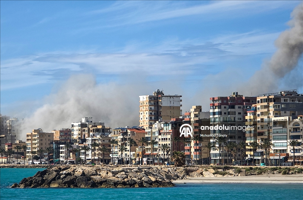 Армия Израиля нанесла авиаудары по районам города Сур в Ливане