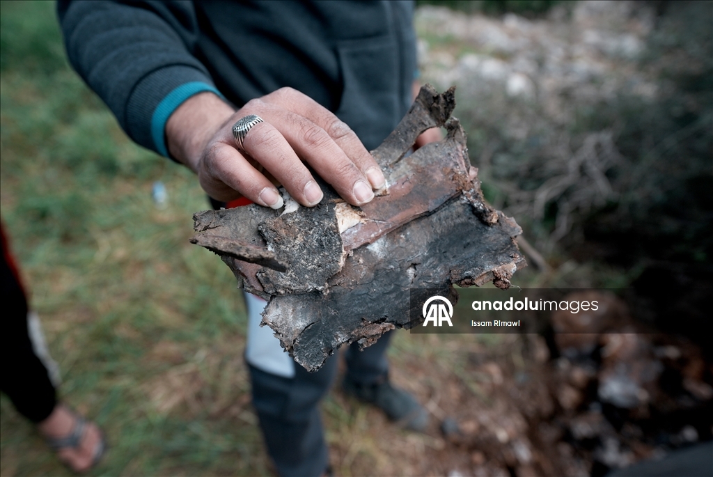 Осколки ракет, выпущенных Ираном в ответ на Израиль, упали на Западном берегу