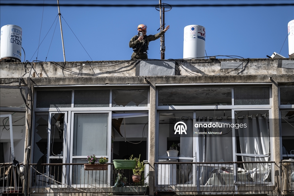 Ракета-ответ Ирана нанесла ущерб зданиям в Тель-Авиве