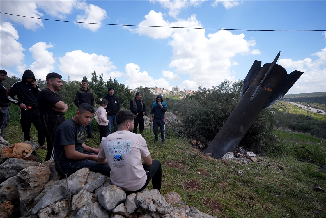 سقوط شظايا صاروخية شمالي الضفة الغربية دون إصابات