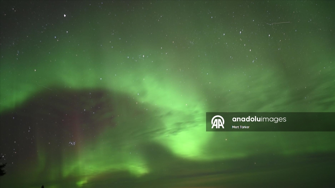 Finlandiya'da kuzey ışıkları görüldü