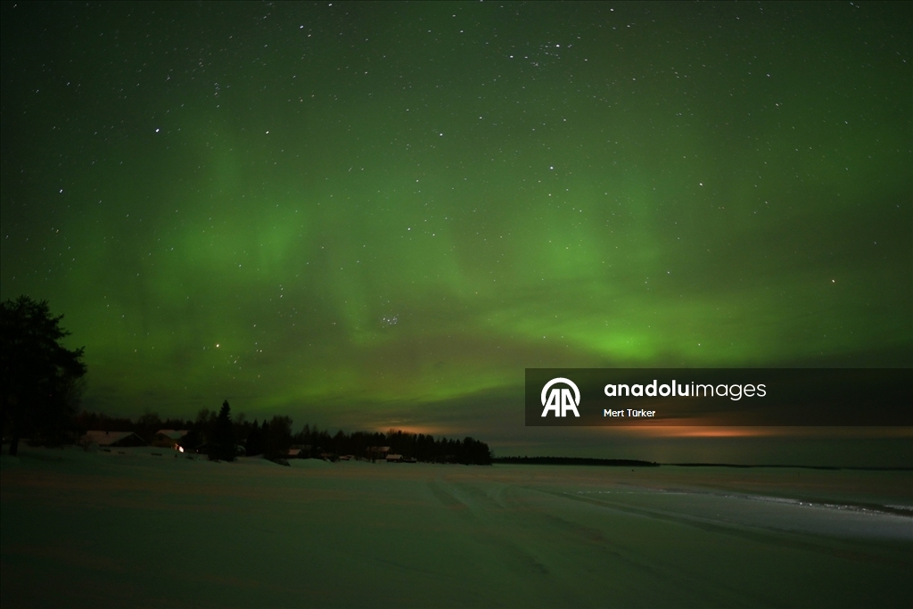 Finlandiya'da kuzey ışıkları görüldü