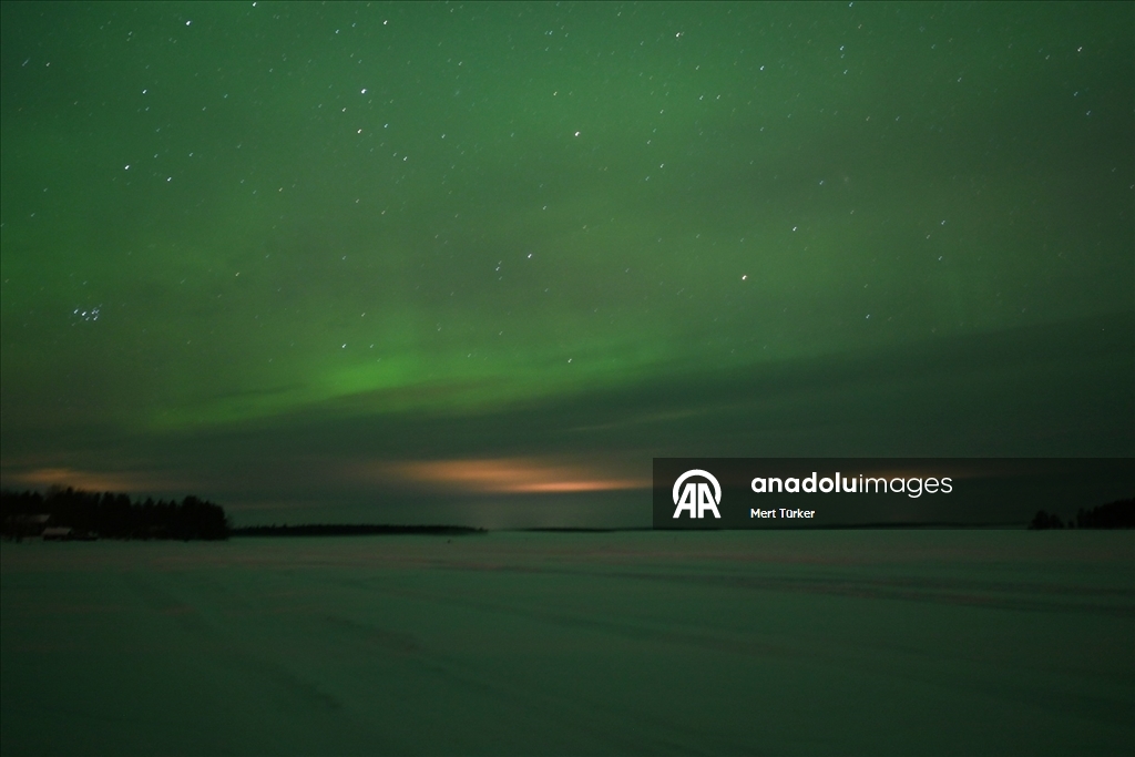Finlandiya'da kuzey ışıkları görüldü