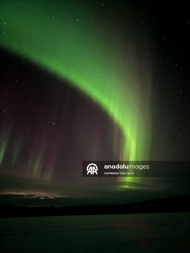 Finlandiya'da kuzey ışıkları görüldü