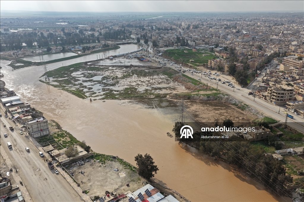 سيول غزيرة تغمر 700 منزل في الحسكة شمال شرقي سوريا