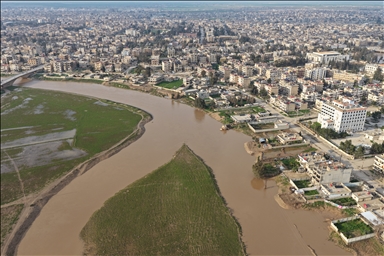 سيول غزيرة تغمر 700 منزل في الحسكة شمال شرقي سوريا