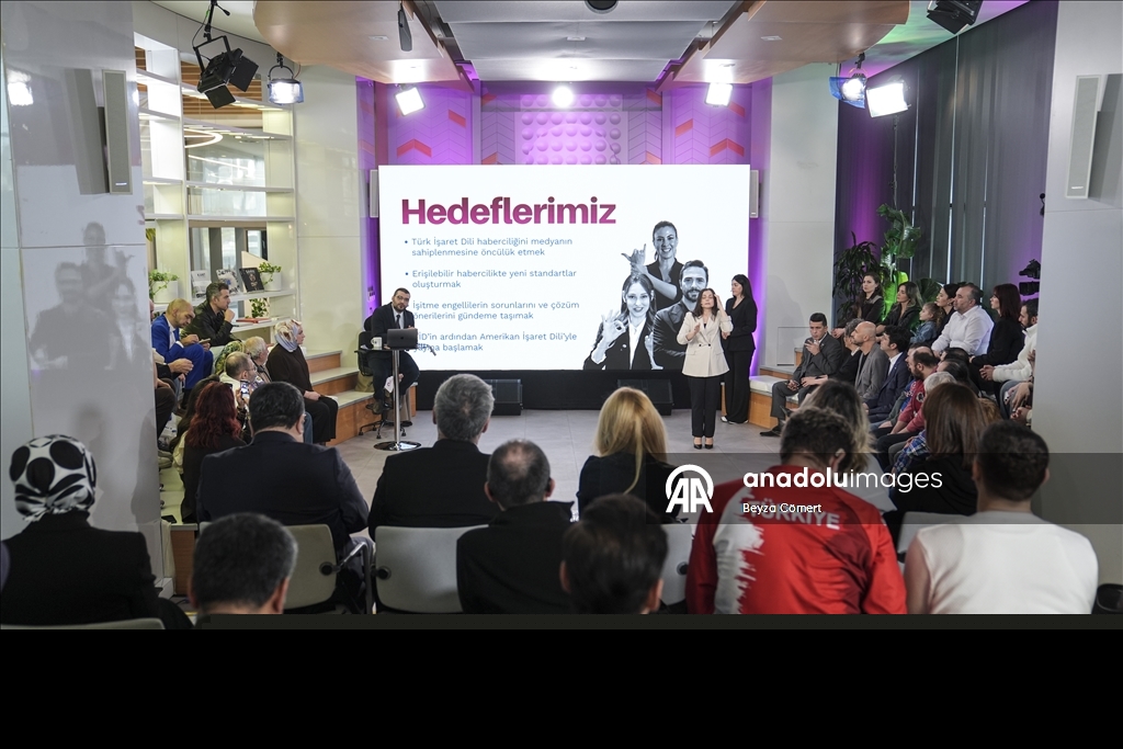 İşitme engelli toplumun temsilcileri AA'nın "Eller Konuşur" projesine tam destek verdi