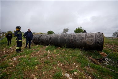 Фрагменты ракет, упавшие на оккупированном Западном берегу, причинили ущерб в ряде районов