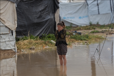 Мощные ливни в секторе Газа негативно повлияли на палестинцев, ютящихся в палатках