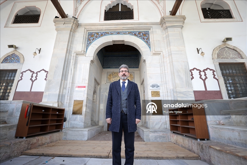 Bursa'daki 2. Murad Camisi'nde 600 yıllık havuz kalıntısı ortaya çıkarıldı