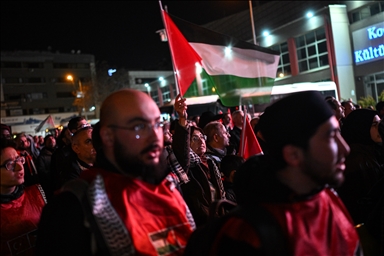 Protest held in Ankara against Israel's closure of Al-Aqsa Mosque