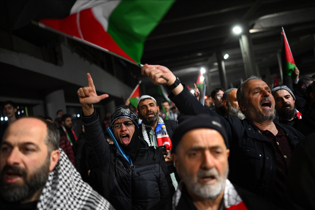 В турецкой столице прошла акция против закрытия мечети «Аль-Акса» со стороны Израиля
