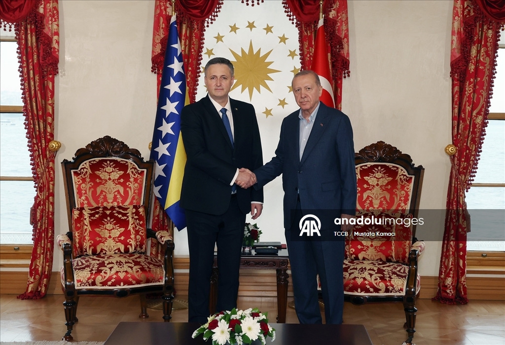 Cumhurbaşkanı Erdoğan, Bosna Hersek Devlet Başkanlığı Konseyi Başkanı Becirovic ile görüştü