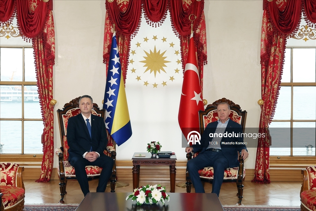 Cumhurbaşkanı Erdoğan, Bosna Hersek Devlet Başkanlığı Konseyi Başkanı Becirovic ile görüştü